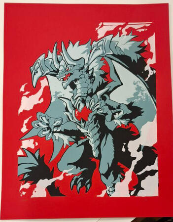 Print Dragon Red